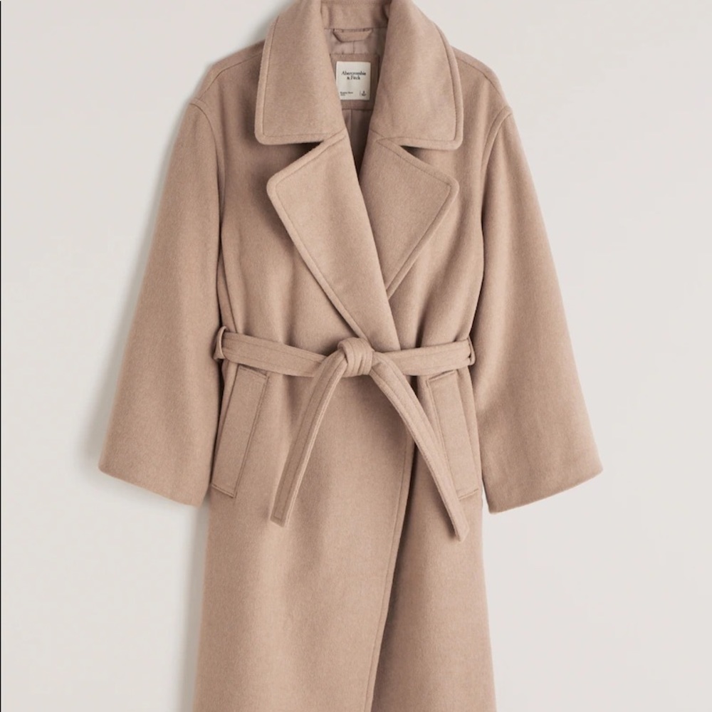 ISO of abercrombie & fitch wool belted dad coat